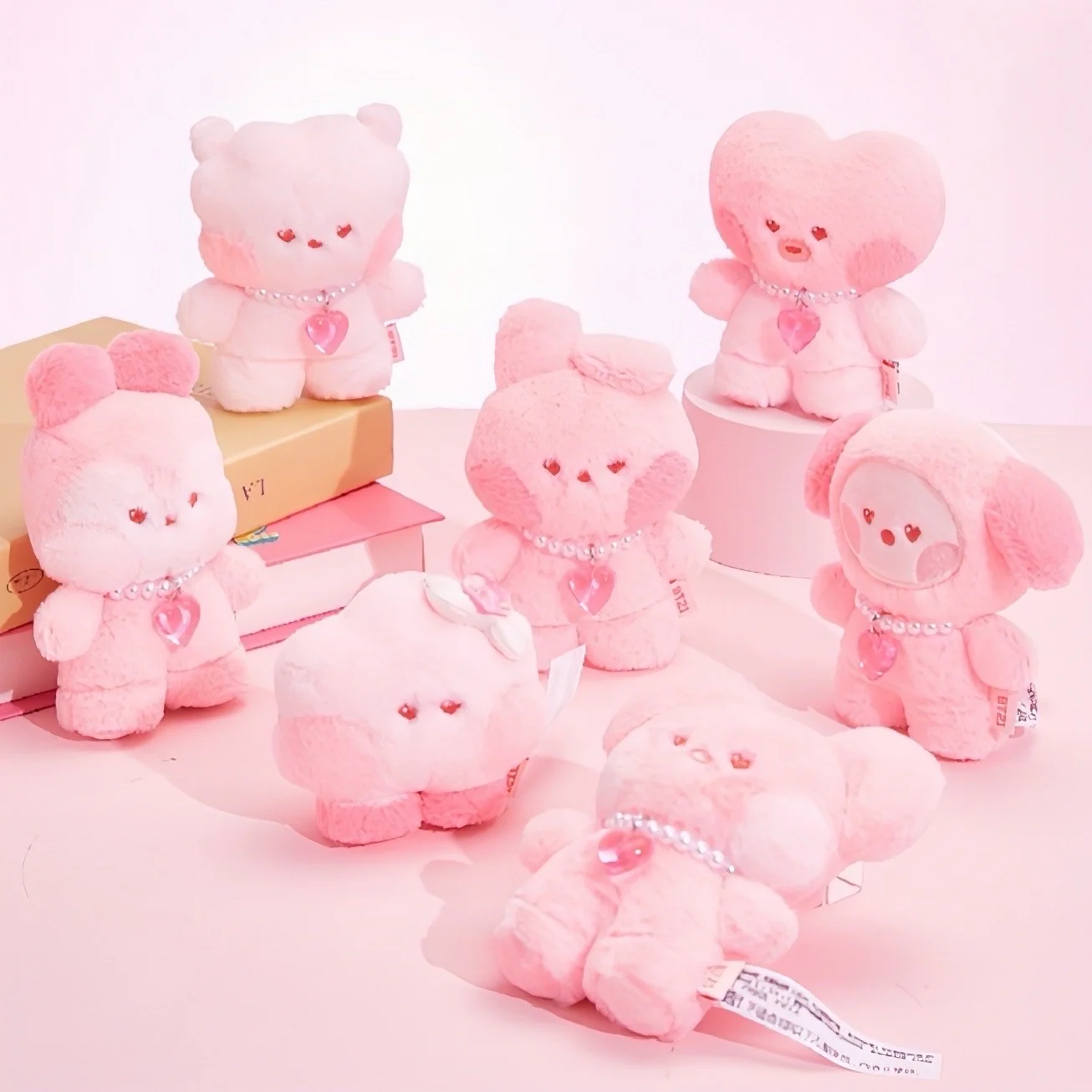 عروسک های مینی بی تی 21 سری BT21 x SANFU Mini Love Pink